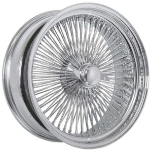Jiangzao 20x8" LA Wire Wheels Reverse 150 Spoke Straight Lace Chrome Rims